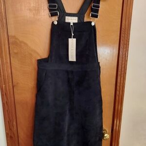 Navy Corduroy Women's Dress